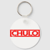 Chulo Briefmarke Schlüsselanhänger (Rückseite)