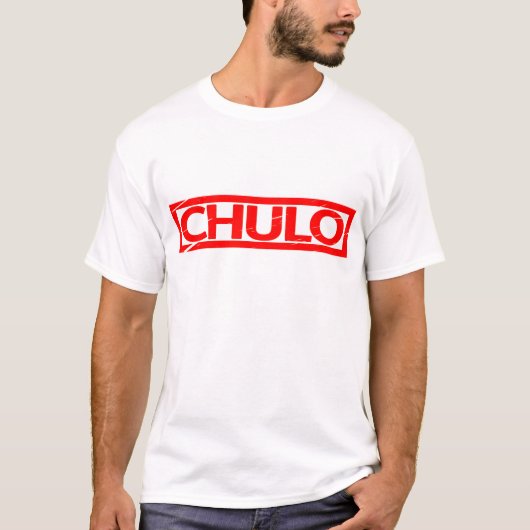 Chulo Briefmarke T-Shirt (Vorderseite)