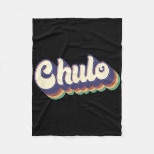 Chulo Latino Men Boys Cinco De Mayo Retro Spanisch Fleecedecke