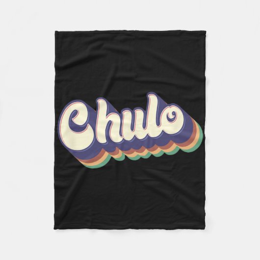 Chulo Latino Men Boys Cinco De Mayo Retro Spanisch Fleecedecke (Vorderseite)