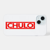 Chulo Stempel iPhone 15 Hülle (Rückseite (Horizontal))