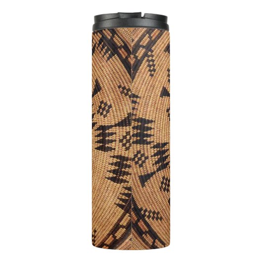 Chumash Basket Art w/out Initial(s) Thermosbecher (Rückseite)