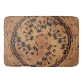 Chumash Native American Art Badematte (Vorderseite)