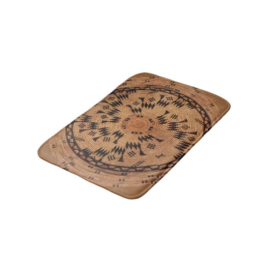 Chumash Native American Art Badematte (Schrägansicht)