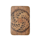 Chumash Native American Art Badematte (Vorderseite Vertikal)