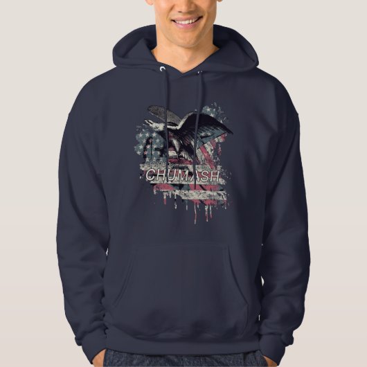 Chumash Tribe T-ShirtChumash Amerikanische Ureinwo Hoodie (Vorderseite)