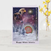 Chumash Winter Solstice Karte (Gelbe Blume)