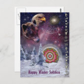 Chumash Winter Solstice Postkarte (Vorne/Hinten)
