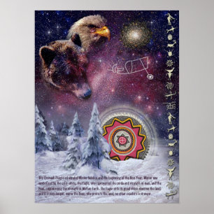 Chumash Winter-Sonnenwende Poster