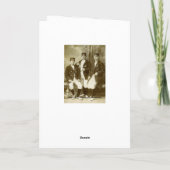 Chummy Young N Handsome Cricket Team Spieler 1890 Karte (Rückseite)