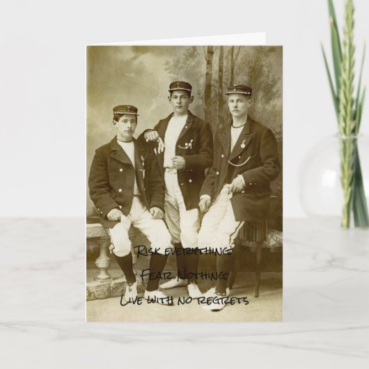 Chummy Young N Handsome Cricket Team Spieler 1890 Karte (Vorderseite)