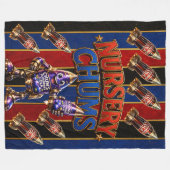 Chums Nursery/große Nursery-Decke/chums cola Fleecedecke (Vorderseite (Horizontal))