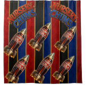 Chums Rockets/Badezimmer-Accessoires/Chums Cola Duschvorhang (Vorderseite)