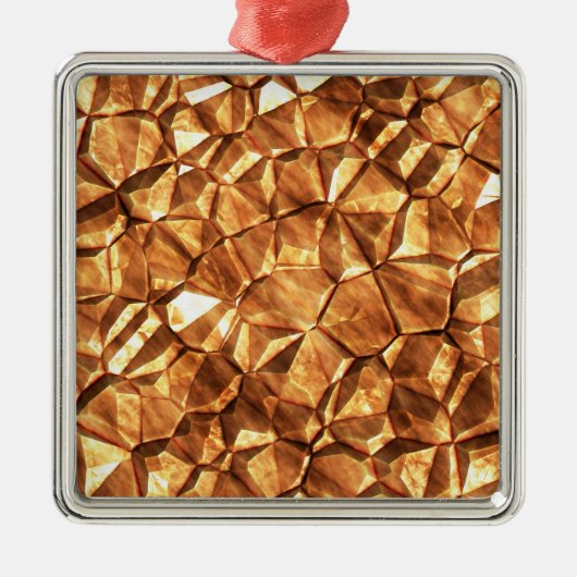 Chunks of Gold Nuggets Background Ornament Aus Metall (Vorne)