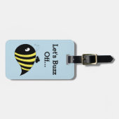 Chunky Bee Gepäckanhänger (Vorderseite horizontal)