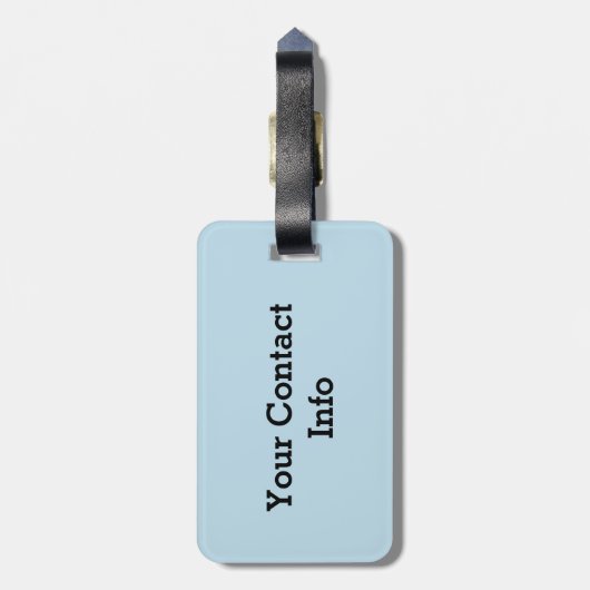 Chunky Bee Gepäckanhänger (Rückseite vertikal)