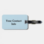 Chunky Bee Gepäckanhänger (Rückseite horizontal)