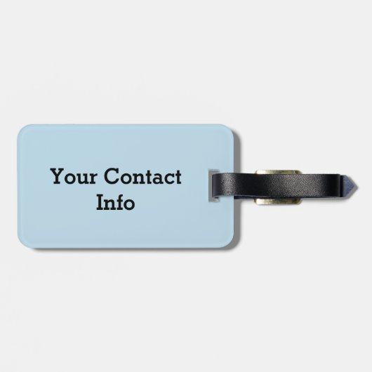 Chunky Bee Gepäckanhänger (Rückseite horizontal)