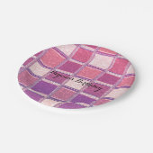 Chunky Chic Imitate Glitzer Squares Party Teller (Schrägansicht)