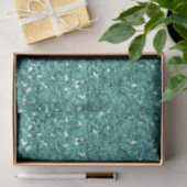 Chunky Confetti Glitzer Sparkle Aquamarin Blue Seidenpapier (Geschenk)