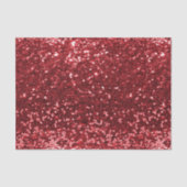 Chunky Confetti Glitzer Sparkle Red Seidenpapier (Vorderseite)