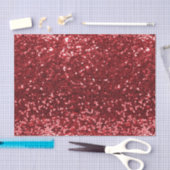 Chunky Confetti Glitzer Sparkle Red Seidenpapier (Handwerk)