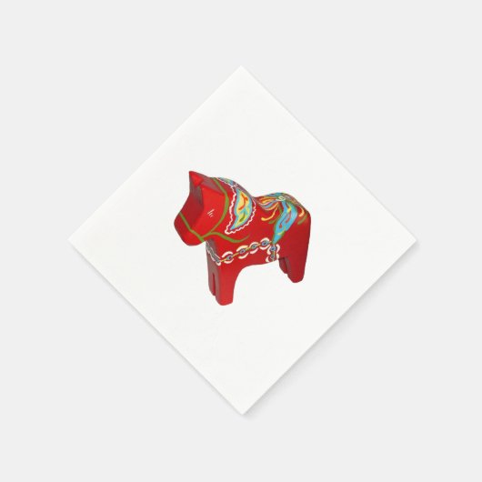 Chunky Dala Horse Diagonal Paper Napkins Serviette (Ecke)