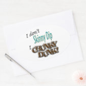 Chunky Dunk Ovaler Aufkleber (Umschlag)