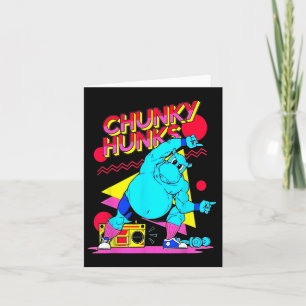 Chunky Hunks Gymnastik Bodybuilding Muskel Karte