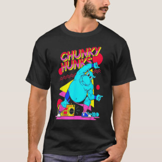 Chunky Hunks Gymnastik Bodybuilding Muskel T-Shirt