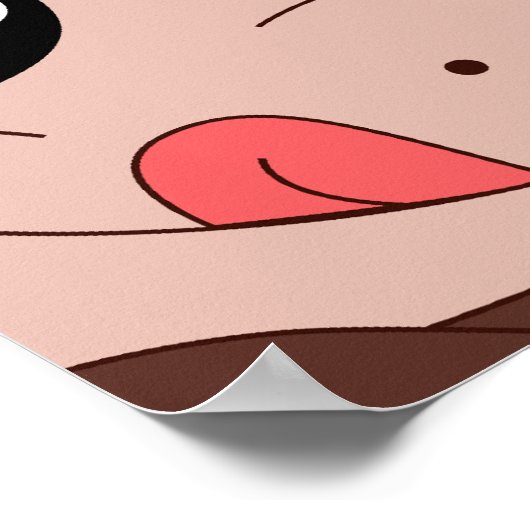 Chunky Monkey Picture Poster (Ecke)