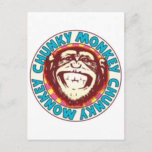 Chunky Monkey Postkarte