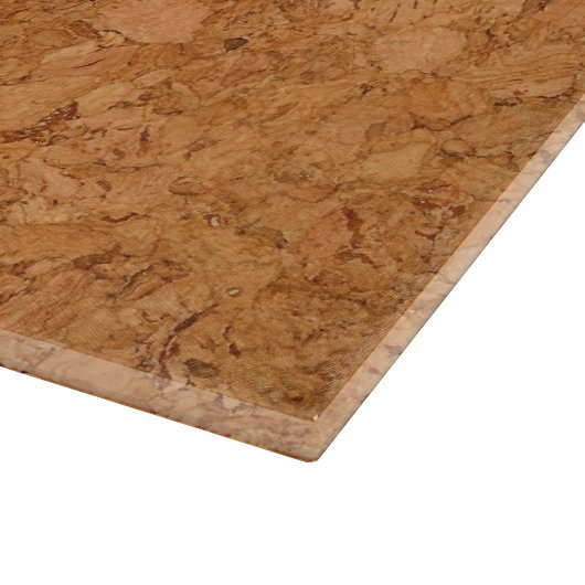 Chunky Natural Cork Wood Grain Look Schneidebrett (Ecke)