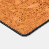 Chunky Natural Cork Wood Grain Look Schreibtischunterlage (Ecke)