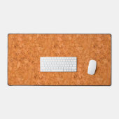Chunky Natural Cork Wood Grain Look Schreibtischunterlage (Tastatur & Maus)
