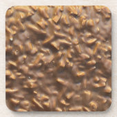 Chunky Nutty Chocolate Bar Quirky Getränkeuntersetzer (Vorderseite)