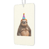 Chunky Sloth birthday party hat gift funny meme pr Autolufterfrischer (Links)