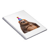 Chunky Sloth birthday party hat gift funny meme pr Notizblock (Rechte Seite)