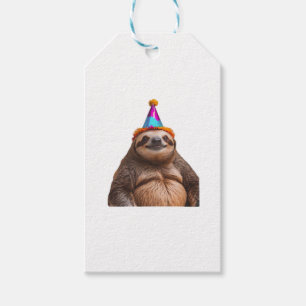 Chunky Sloth Geburtstagsparty mit lustigem Meme pr Geschenkanhänger