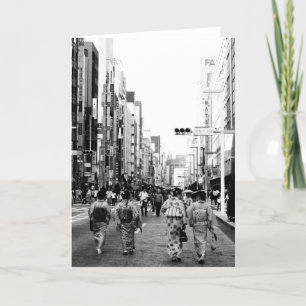 Chuo-dori Ginza Tokyo Grußkarte Karte