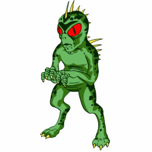 Chupacabra-Ausschnitt-Magnet/Skulptur Freistehende Fotoskulptur