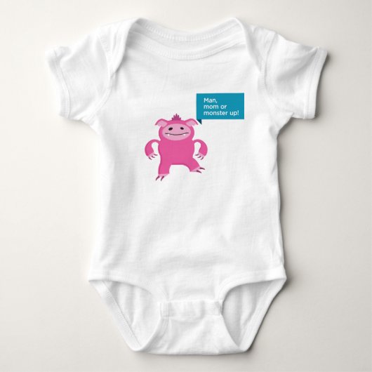 Chupacabra Baby Strampler (Vorderseite)