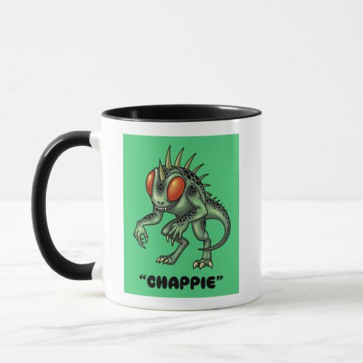 Chupacabra "Chappie" Cryptid coffee Tasse (Links)