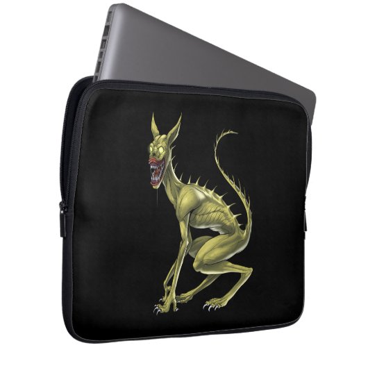 Chupacabra Cryptid Beast Laptopschutzhülle (Vorne Rechts)