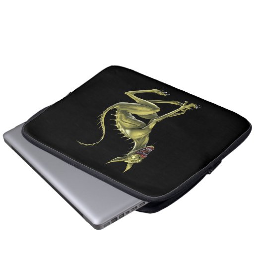 Chupacabra Cryptid Beast Laptopschutzhülle (Vorne Knopf)