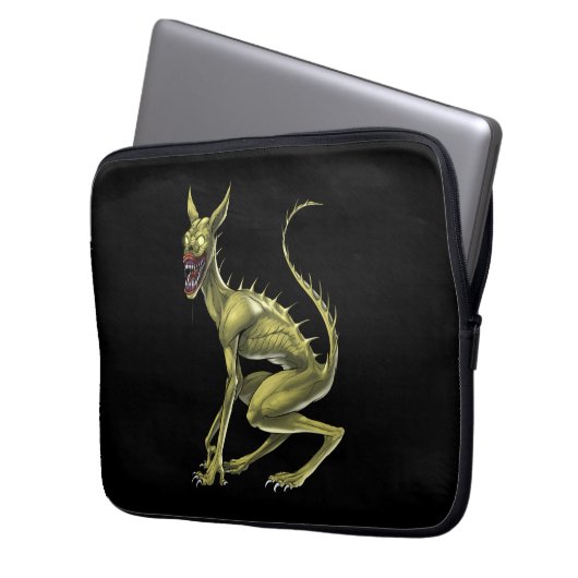 Chupacabra Cryptid Beast Laptopschutzhülle (Vorderseite Links)