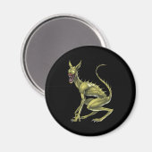 Chupacabra Cryptid Beast Magnet (Vorderseite/Rückseite)