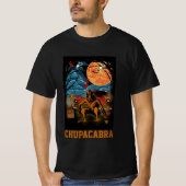Chupacabra Cryptid Creature anpassbarer Text T-Sh T-Shirt (Vorderseite)