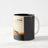 Chupacabra Cryptid Cryptozoology Poster Zweifarbige Tasse (VorderseiteRechts)