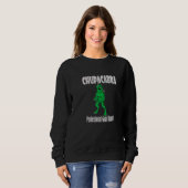 Chupacabra Cryptid Vampire Monster Goat Hunter Sweatshirt (Vorne ganz)